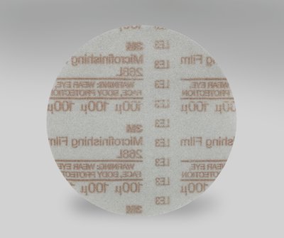 3M - 54566 Hookit Microfinishing Film Disc 268L 100 MIC Type D Black 6 Inch X NH Die 600Z (7010359505)