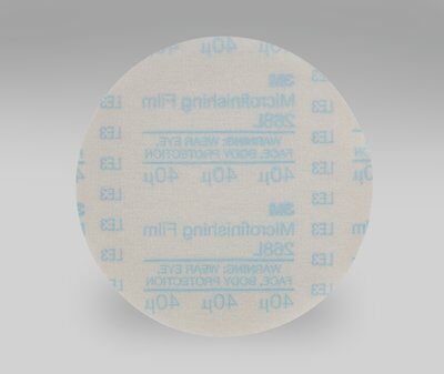 3M - 81921 Hookit Microfinishing Film Disc 268L 40 MIC Type D Blue 5 Inch X NH Die 500X (7000120373)