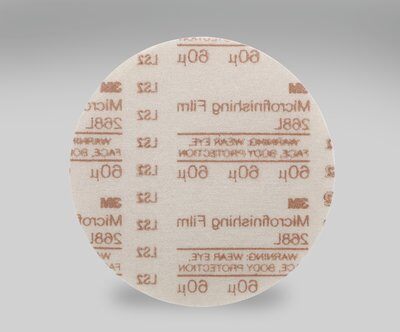 3M - 54560 Hookit Microfinishing Film Disc 268L 60 MIC Type D Black 6 Inch X NH Die 600Z (7010325359)