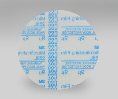 3M - 54538 Hookit Microfinishing Film Disc 268L 9 MIC Type D Light Blue 3 Inch X 7/8 Inch Die 300M (7010359495)