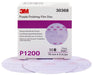 3M - 30368 Hookit Purple Finishing Film Abrasive Disc 260L 30368 3 Inch P1200 (7100123056)