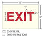 3M - 38841 Photoluminescent Film 6900 Shipboard Sign 3Mn113Pl 12 Inch X 8 Inch Exit (7010302551)