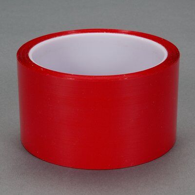 3M - 04347 Polyester Film Tape 850 Red 2 Inch X 72 Yard 1.9 Mil (7000028857)