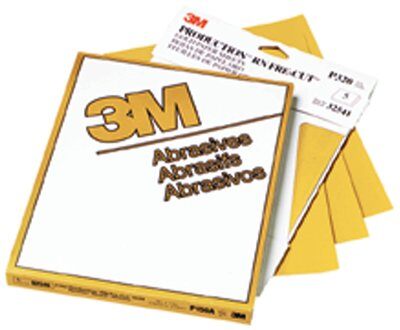 3M - 02538 Gold Abrasive Sheet 02538 P500 Grade 9 Inch X 11 Inch (7000118277)