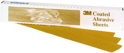 3M - 02552 Gold Abrasive Sheet 02552 P220 Grade 3 2/3 Inch X 9 Inch (7000118225)