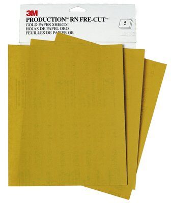 3M - 02536 Gold Abrasive Sheet 02536 P800 Grade 9 Inch X 11 Inch (7000118275)