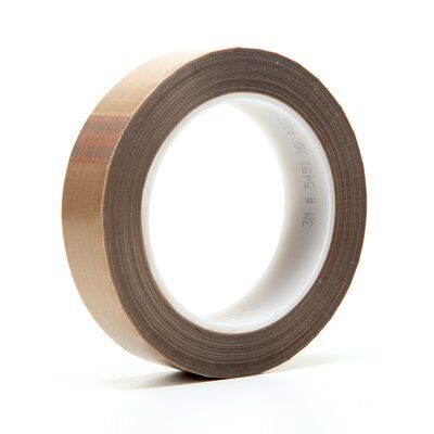 3M - 16152 PTFE Glass Cloth Tape 5451 Brown 1 Inch X 36 Yard 5.6 Mil Boxed (7000029154)