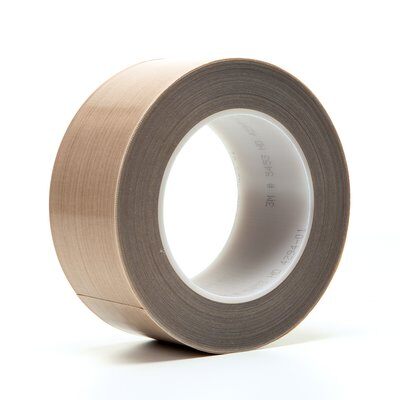 3M - 16162 PTFE Glass Cloth Tape 5453 Brown 2 Inch X 36 Yard 8.2 Mil Boxed (7000144794)