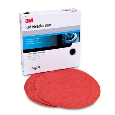 3M - 01218 Hookit Red Abrasive Disc 01218 6 Inch P400 (7000045463)