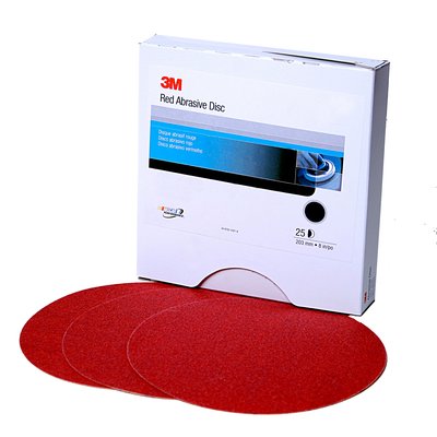3M - 01297 Hookit Red Abrasive Disc 01297 5 Inch P220 (7000119855)