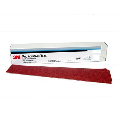 3M - 01679 Red Abrasive Stikit Sheet 01679 P80 2-3/4 Inch X 16-1/2 Inch (7000119922)