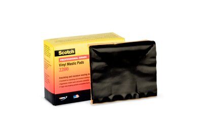 3M - 59567 Scotch Vinyl Mastic Pad 2200 1-1/2 Inch X 2-3/8 Inch Black (7100165387)