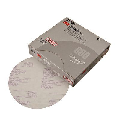 3M - 01321 Stikit Finishing Film Abrasive Disc 260L 6 Inch P600 (7000118151)