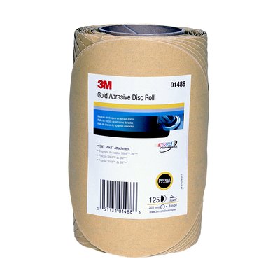 3M - 01488 Stikit Gold Disc Roll 8 Inch P220 (7010327736)