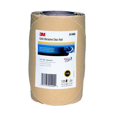 3M - 01490 Stikit Gold Disc Roll 8 Inch P150 (7010292229)