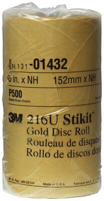 3M - 01432 Stikit Gold Disc Roll 6 Inch P500 (7000119700)