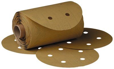 3M - 01620 Stikit Gold Paper Disc Roll 216U 5 Inch X NH 5 Holes P320 A-Weight D/F Die 500Fh (7100103336)