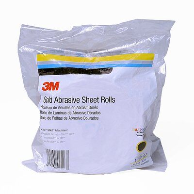 3M - 02698 Stickit Gold Abrasive Sheet Roll 236U 02698 4-1/2 Inch X 20 Yard P80 (7010327990)