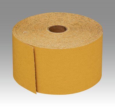 3M - 27410 Stikit Gold Paper Sheet Roll 216U 2-3/4 Inch X 25 Yard P80 A-Weight (7000144095)
