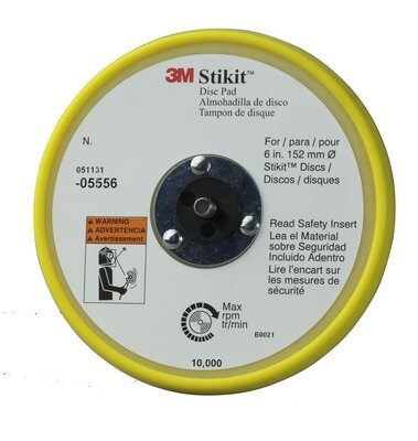 3M - 05556 Stikit Low Profile Disc Pad 6 Inch X 3/8 Inch X 5/16-24 External (7000119808)