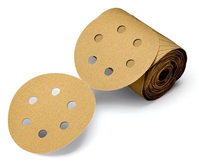 3M - 55578 Stikit Paper Disc Roll 236U 6 Inch X NH 6 Hole P400 C-Weight D/F Die 600Fh (7000119569)