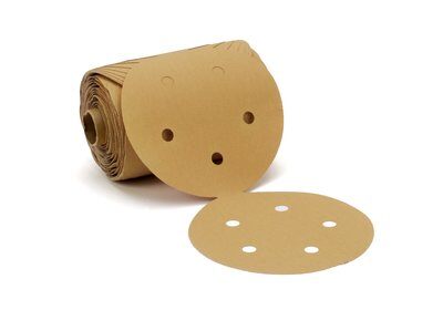3M - 55552 Stikit Paper Disc Roll 236U 5 Inch X NH 5 Hole P120 C-Weight D/F Die 500Fh (7000119543)