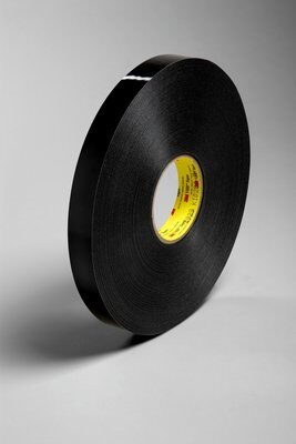 3M - 64608 VHB Tape 4929 Black 1/2 Inch X 72 Yard 25 Mil Small (7010295166)