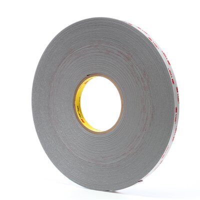 3M - 64628 VHB Tape 4941 Gray 1/2 Inch X 36 Yard 45 Mil Small (7000123488)