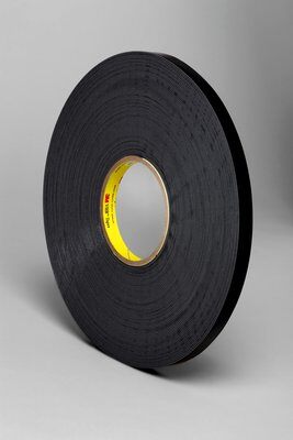 3M - 39391 VHB Tape 4949 Black 1/4 Inch X 36 Yard 45 Mil (7010312369)