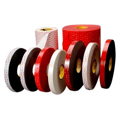 3M - 56384 VHB Tape 4947F Black 1/2 Inch X 36 Yard 45 Mil Film Liner Small (7000123934)