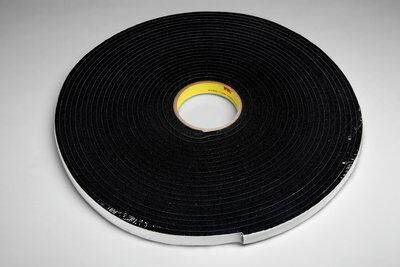 3M - 03316 Vinyl Foam Tape 4504 Black 1/4 Inch X 18 Yard 250 Mil (7010331578)