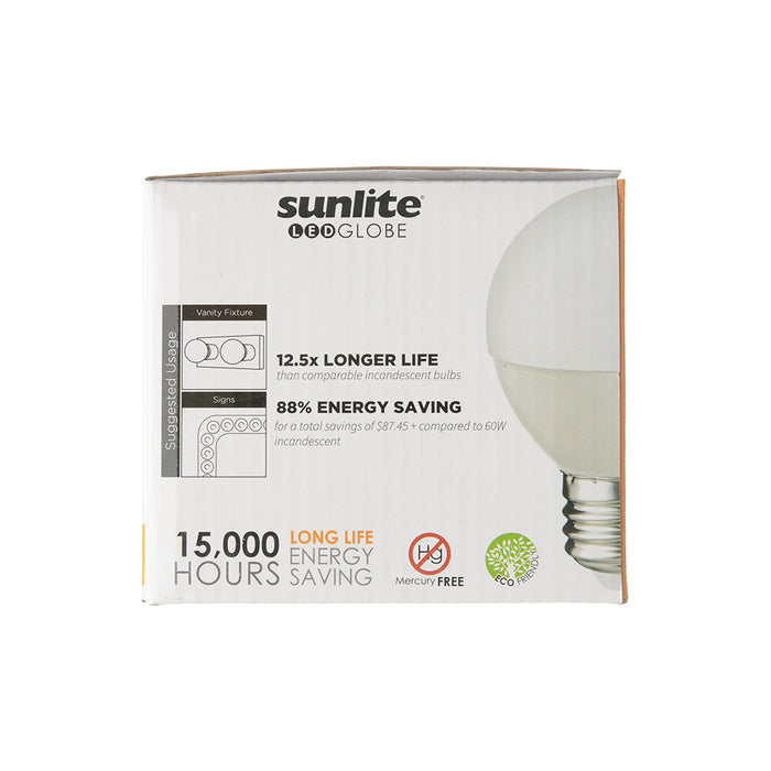 Sunlite LED G16 Bulb 7W 500Lm 2700K 120V E26 Base (40292-SU)