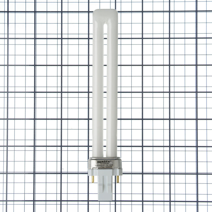Sunlite PL13/SP35K/10PK Plug-In 13W 720Lm 3500K PL 2-Pin Single U-Shaped Twin Tube Bulb 10 Pack (40509-SU)