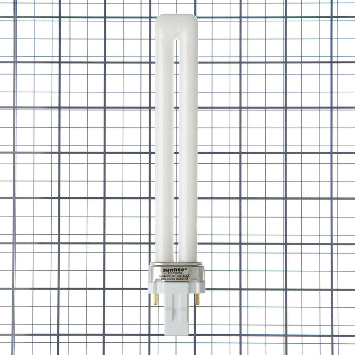 Sunlite PL13/SP65K/10PK Plug-In 13W 720Lm 6500K PL 2-Pin Single U-Shaped Twin Tube Bulb 10 Pack (40512-SU)