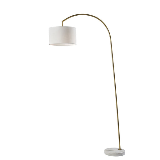 Adesso Chrystie ARC Lamp Antique Brass (4053-21)