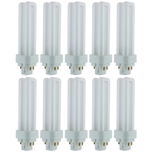 Sunlite Compact Fluorescent PLD 4-Pin Bulb 13W 780Lm 3000K 120V G24q1 Base (40533-SU)