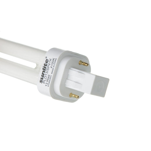 Sunlite Compact Fluorescent PLD 2-Pin Bulb 13W 660Lm 4100K GX23-2 Base (40541-SU)