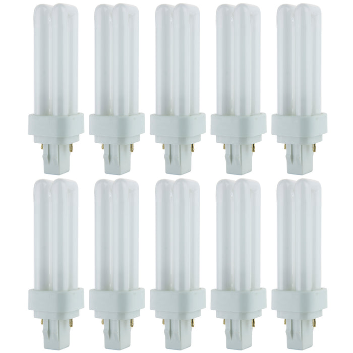 Sunlite Compact Fluorescent PLD 2-Pin Bulb 13W 660Lm 4100K GX23-2 Base (40541-SU)