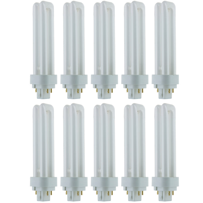 Sunlite Compact Fluorescent PLD 4-Pin Bulb 18W 1080Lm 6500K G24q2 Base (40549-SU)