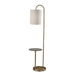 Adesso Amira Shelf Floor Lamp Antique Brass (4062-21)