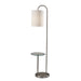 Adesso Amira Shelf Floor Lamp Brushed Steel (4062-22)