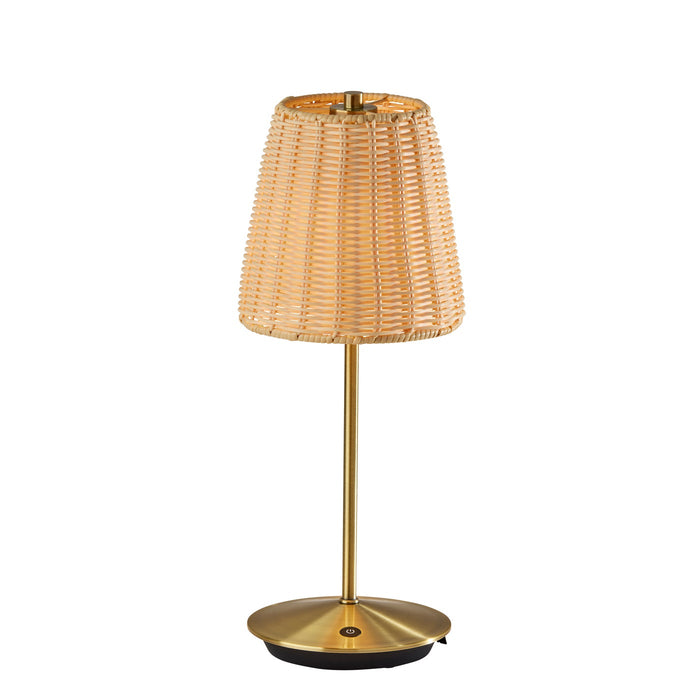 Adesso Andy LED Cordless Table Lamp Antique Brass (4074-21)