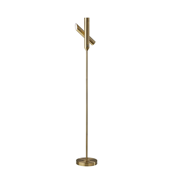 Adesso Vega Torchiere Antique Brass (4079-21)