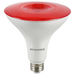 Sylvania LED9PAR38REDRP 9W LED Colored PAR38 120V 5000 Hours Medium E26 Base Red (40828)