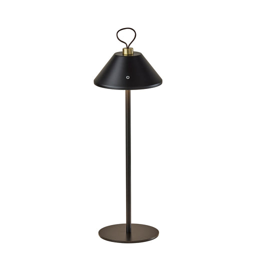 Adesso Danny LED Cordless Table Lamp Black And Antique Brass (4091-01)