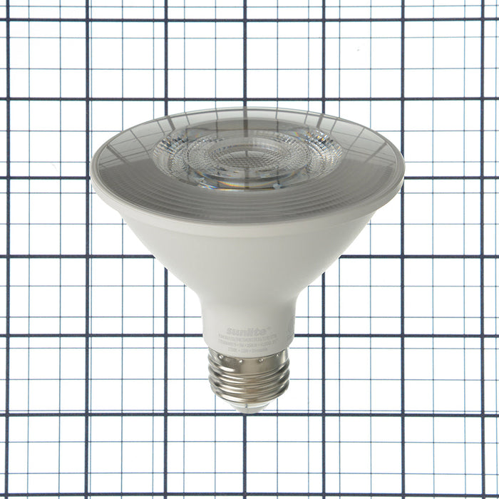 Sunlite PAR30/LED/10W/SHORT/FL35/D/E/27K/6PK 40979 LED PAR30 Short Neck Light Bulb Dimmable 2700K Warm White 6 Pack (40979-SU)