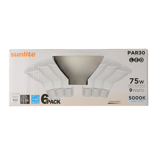 Sunlite LED PAR30S Bulb 10W 750Lm 5000K 120V E26 Base (40982-SU)