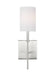 Generation Lighting Foxdale One Light Wall/Bath Sconce Brushed Nickel Black/White Cord (4109301-962)
