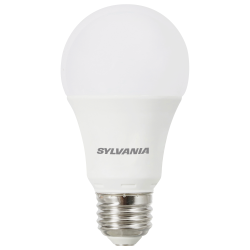 Sylvania ECOLED9A19F8307YVRP8 LED A19 9W 80 CRI 750Lm 3000K 7700 Hours E26 Base Frosted Finish 8 Pack/Priced Per Each (41099)