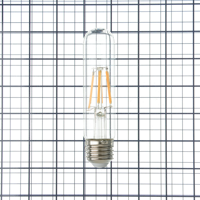 Sunlite T10/LED/FS/6W/E26/CL/27K/128MM/6PK 6W LED T10 Bulb 2700K 600Lm 6-Pack (41150-SU)